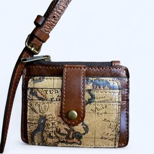 Patricia Nash Vintage Map Print ID Wallet